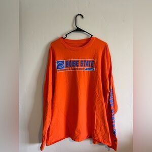 Boise State Orange Long Sleeve Shirt